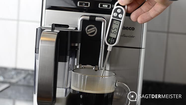 Saeco PicoBaristo HD8927 Kaffeevollautomat Temperatur