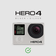goPro Hero 4 black silver