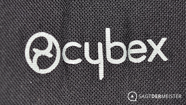Cybex Kindersitz Logo Schrift