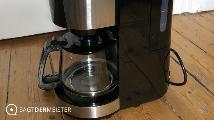 AMBIANO Kaffeemaschine mit Mahlwerk Glaskanne